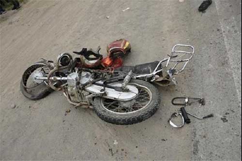 تصادف با موتورسیکلت