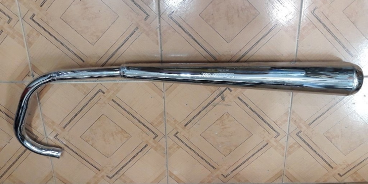 داخل اگزوز موتور سیکلت 125